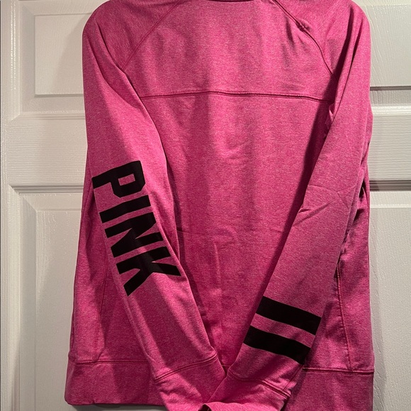 TWO Victoria’s Secret PINK Pullover Jacket 3/4 zip Size Large - Picture 4 of 11